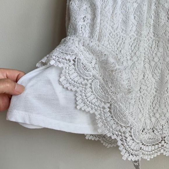 H&M White Lace Dress SIZE US 6-8Y - Picture 4 of 8